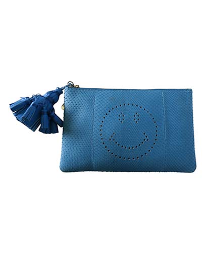Anya Hindmarch  Smiley Face Clutch, front view
